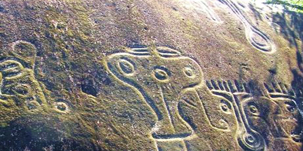 Petroglyphs Panama, boquete, caldera, hot springs, waterfall